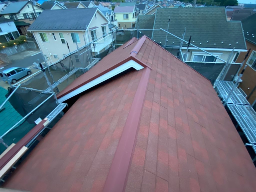 屋根上葺き工事
