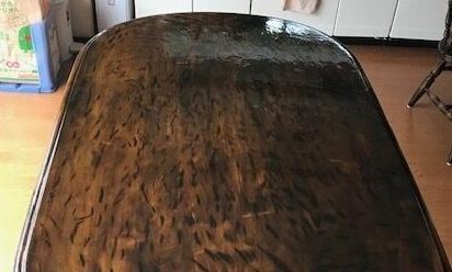 木製テーブルリペア